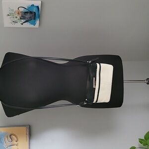 Black and White Crossbody Bag